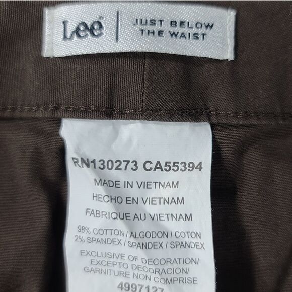 Lee Brown Woven Belt Capris - Picture 7 of 8